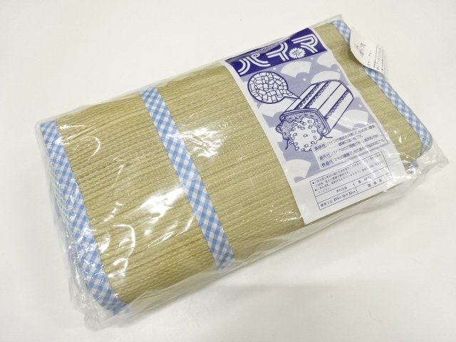 JAPANESE KIMONO / UNUSED IGUSA PILLOW / PIPE INSERT